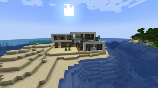 Minecraft modern house Schematic (litematic)