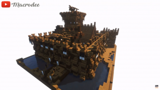 image of Skyblock Fortress Design by Macrodee Minecraft litematic