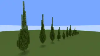 image of Simple Cypress Tree Pack by RyanTheScion Minecraft litematic