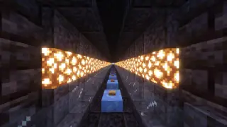 Minecraft Nether Tunnel Design - Blackstone Schematic (litematic)