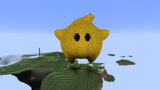 Minecraft Super Mario Luma Statue Schematic (litematic)