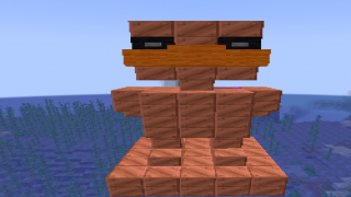 image of COPPER DUCK STATUE by Roginka Minecraft litematic