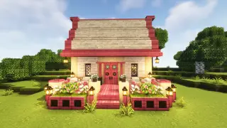 Minecraft Ivy's Crimson House Schematic (litematic)
