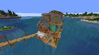Minecraft Ocean House Schematic (litematic)
