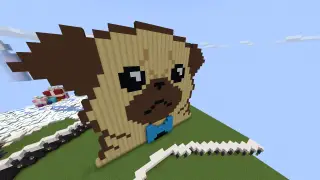 Minecraft Cute dog mini pixelart Schematic (litematic)
