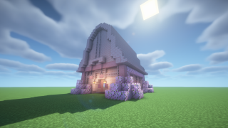 Minecraft Cherry biome farm building Schematic (litematic)