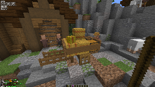 image of Hay Cart by Nevas Buildings Minecraft litematic