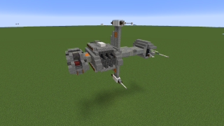 image of B wing by Lego Flame Minecraft litematic