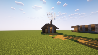 Minecraft cozy little starter house Schematic (litematic)