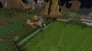 Minecraft FLiying Machine Sugar Cane Farm Schematic (litematic)