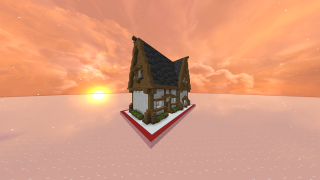 image of Lopew Starter House | Big Storage (220 Chest + 39 Barrel) - Various Materials - All Needs (Lopeww, Design by @Lopeww) by Lopew Minecraft litematic