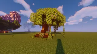 Minecraft Small Beautiful Tree Schematic (litematic)