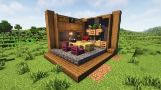 Minecraft Interior Design for a Small Room Schematic (litematic)