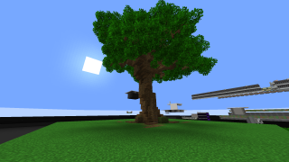 Minecraft Custom Oak Tree Schematic (Litematic)