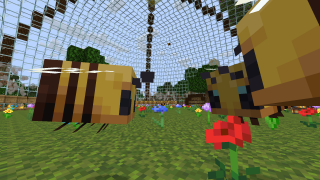 image of Bee dome by Piggydoom Minecraft litematic