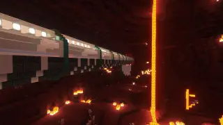image of Nether Tunnel_Hyperloop by Bownhead Minecraft litematic