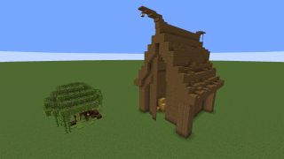 Minecraft barn house Schematic (litematic)