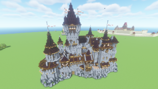 Minecraft Medieval Castle Schematic (litematic)