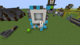 Minecraft 3x3 piston Door  Schematic (litematic)