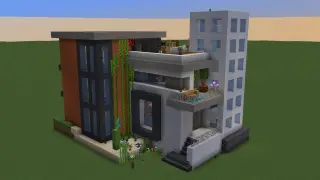 image of Modern 3 Story Base by ooKrazy8oo Minecraft litematic