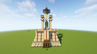 image of Minecraft Jedi Temple survival scale edition by Eternal Dawn Minecraft litematic