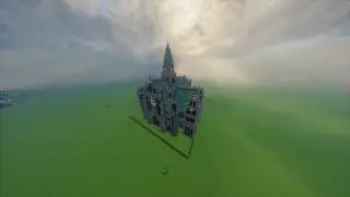 Minecraft Cathedral 3+1 Schematic (litematic)