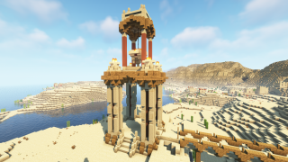 image of Ancient Desert Lighthouse by Eternal Dawn Minecraft litematic