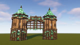 Minecraft The Gate House Schematic (litematic)