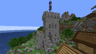 Minecraft Small Stone Fortress Schematic (litematic)