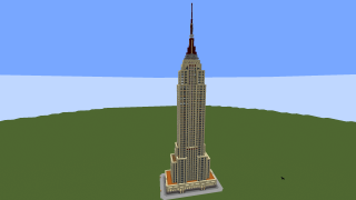 Minecraft Empire State Building Schematic (litematic)