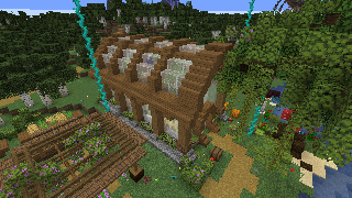 Minecraft Greenhouse Honey Farm Schematic (litematic)