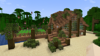 Minecraft Jungle surival base Schematic (litematic)