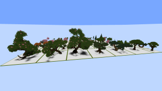 Minecraft Mega Tree Pack (6 Large Trees) Schematic (litematic)