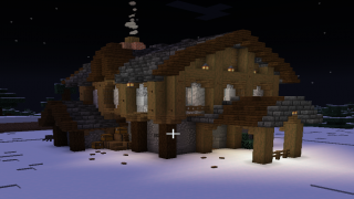 Minecraft Cabin with inside  Schematic (litematic)