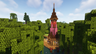 image of Swamp House Iron Farm by CapnBjorkIII Minecraft litematic