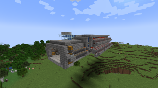 image of mountain sorting system with super smelters (FIXED) by Miklog11 Minecraft litematic