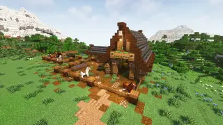image of Horse Stables by CapnBjorkIII Minecraft litematic