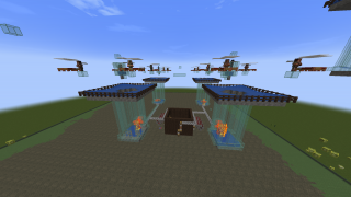 Minecraft Iron Farm With Storage 3k/h Schematic (litematic)