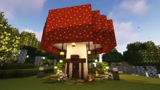 image of Ivy's Mushroom House by Ivysagee Minecraft litematic