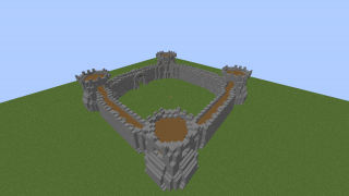 image of Castle walls by Unknown Minecraft litematic