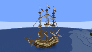 image of Medieval Wooden Ship by ElysiumFire Minecraft litematic