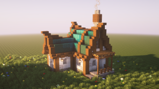 Minecraft NotBlackhawk's Fanasty Big House Schematic (litematic)