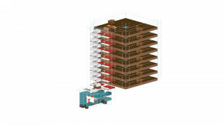 Minecraft 8x Toggleable Infinite Villager Breeder Schematic (litematic)