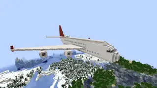 Minecraft airbus A380 Schematic (litematic)