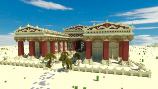 image of The Desert Temple of Menhir by Eternal Dawn Minecraft litematic