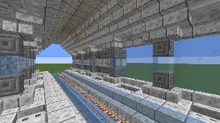 Minecraft Diorite Ice Road Schematic (litematic)