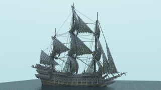 image of Flying Dutchman by Unknown Minecraft litematic