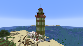 Minecraft Abandoned LightHouse Schematic (litematic)