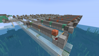 image of Copper Oxidation Farm by CapnBjorkIII Minecraft litematic
