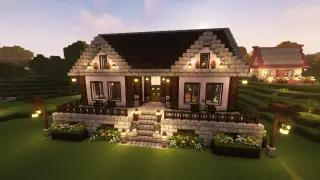 Minecraft Ivy's Spruce House Schematic (litematic)